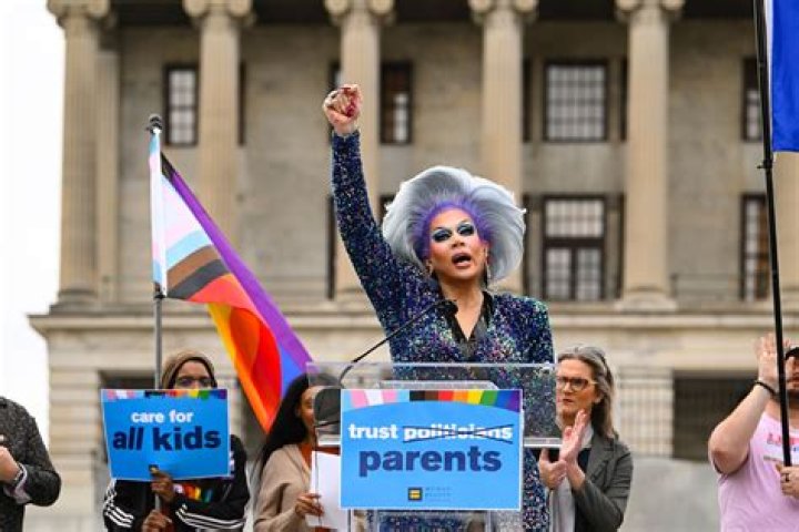 Drag Queens Protest Anti-Drag Bill At Florida State Capitol