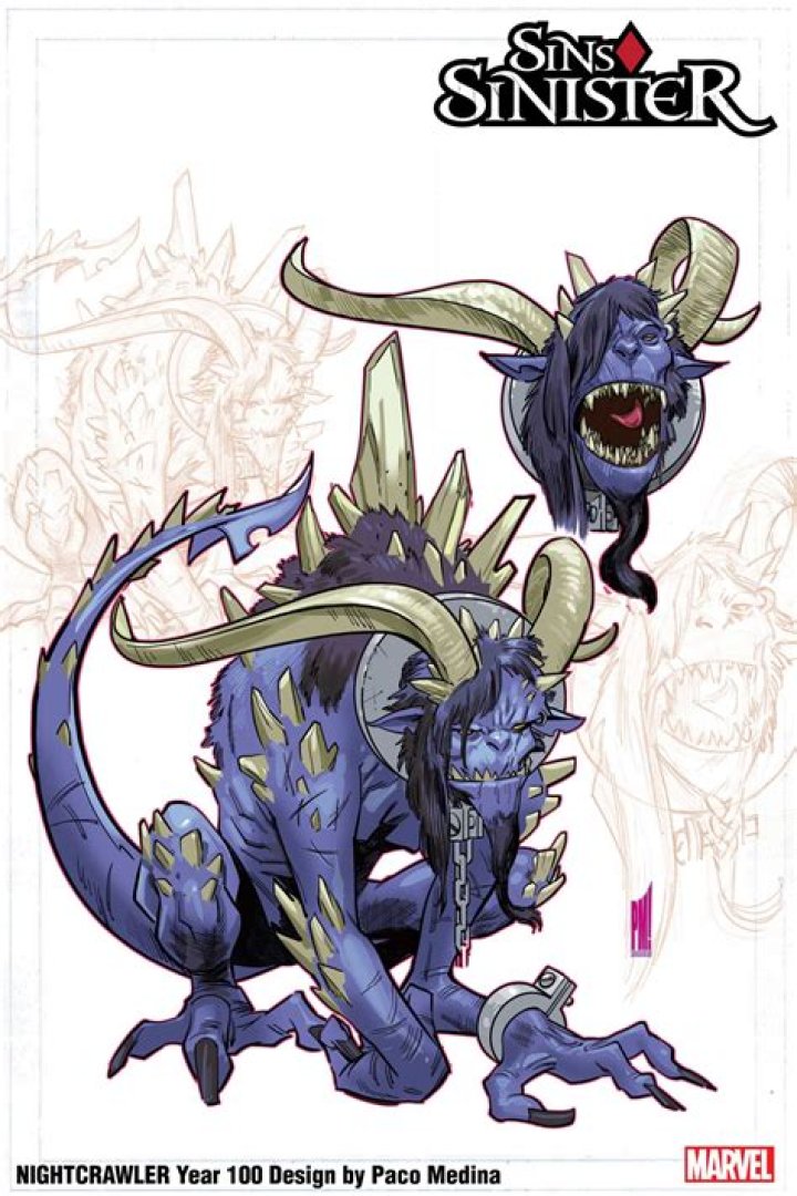 Dreadful Monster Line Drawing For Your Sinister Designs