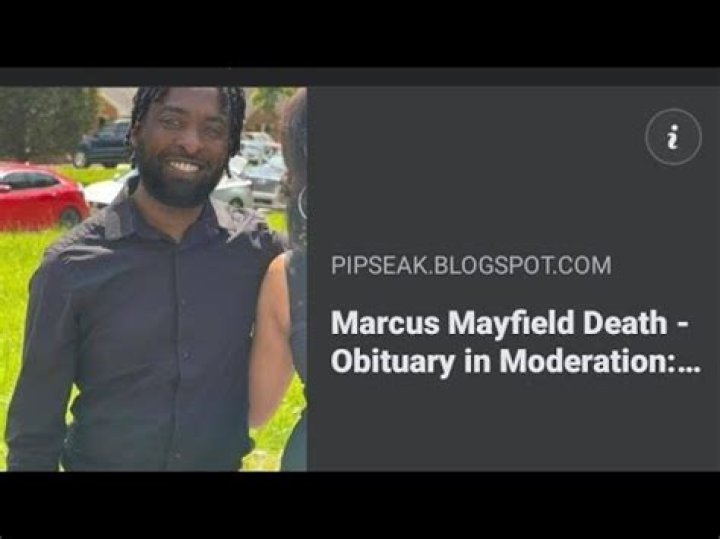 In Memoriam: Marcus Mayfield Obituary | Life Remembered