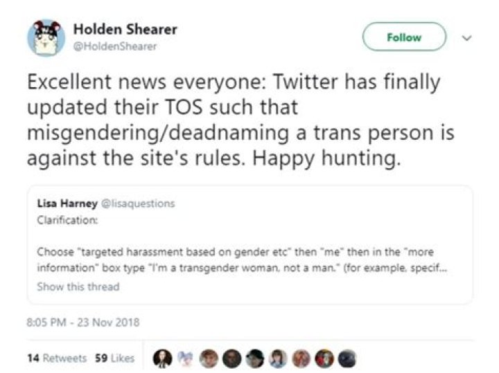 Twitter Reverses Ban On Misgendering And Deadnaming Trans Individuals